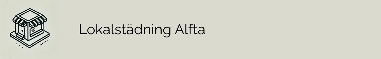 Lokalstädning Alfta