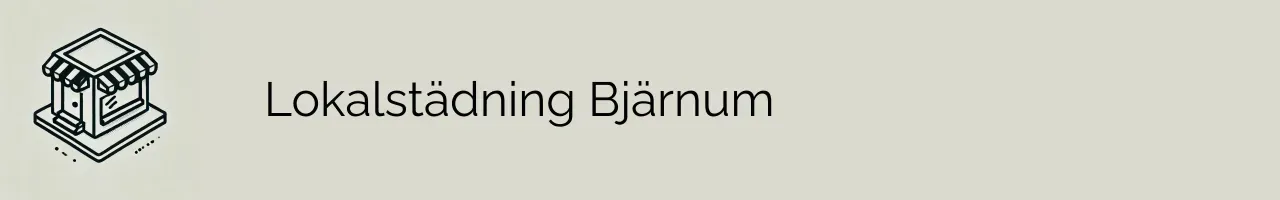 Lokalstädning Bjärnum