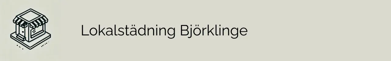 Lokalstädning Björklinge