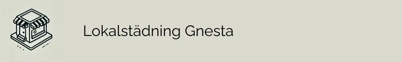 Lokalstädning Gnesta