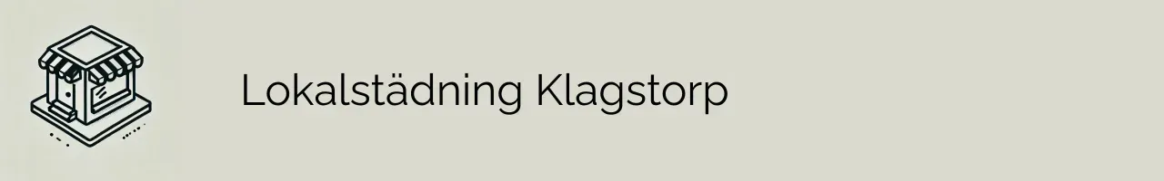 Lokalstädning Klagstorp