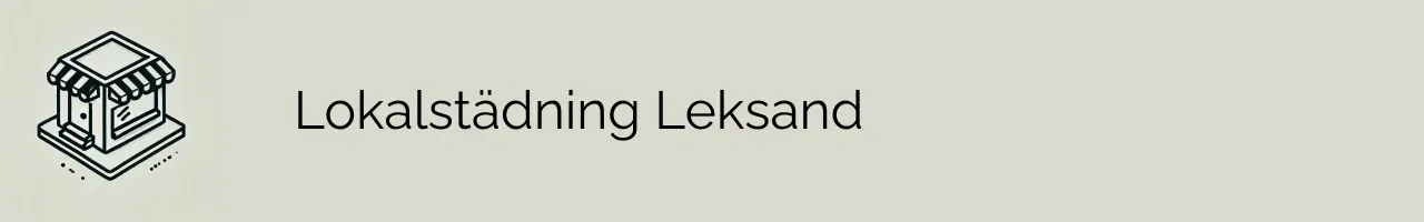 Lokalstädning Leksand