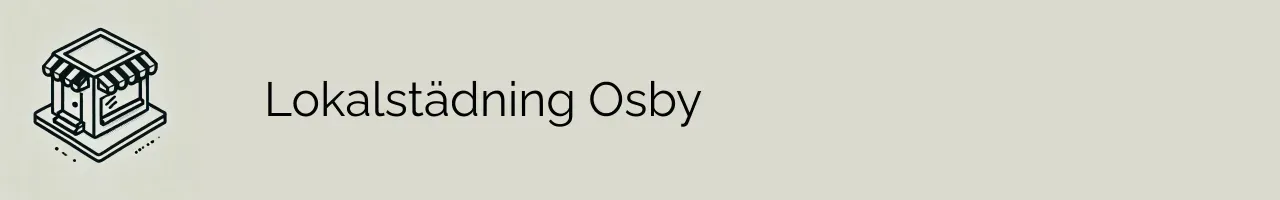 Lokalstädning Osby