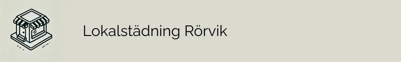 Lokalstädning Rörvik