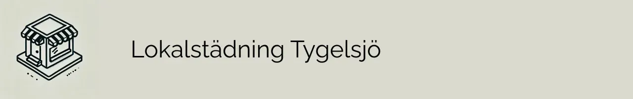 Lokalstädning Tygelsjö